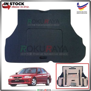Honda City SX8 Custom Fit 15mm Rear Bonnet Spare Tyre Tire Tayar Cover Back Hard Board Papan (Carpet Wrapped)